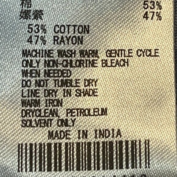 AMERICAN HOLIC Japanese Lagenlook Cottagecore Coastal Chambray Shirt Dress EUC M - Picture 13 of 13